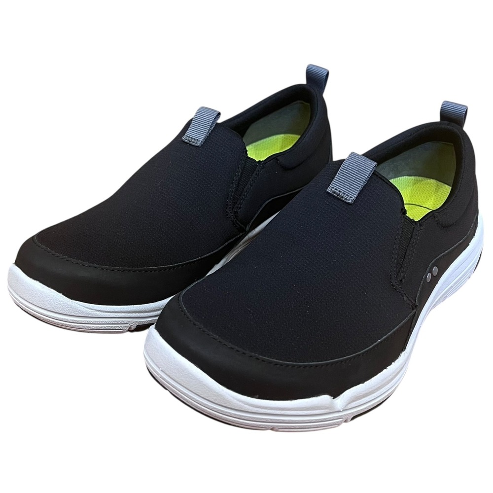 Ryka Amelia Womens Slip‎ On Walking Shoes Black Grey I8362F1001 Size 5.5 M New